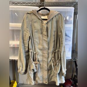 Free People Vintage Hooded Jacket